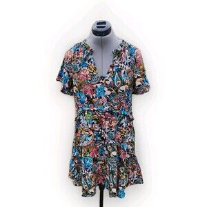 HTF By Anthropologie | Robin Tiered Mini Dress Size Small